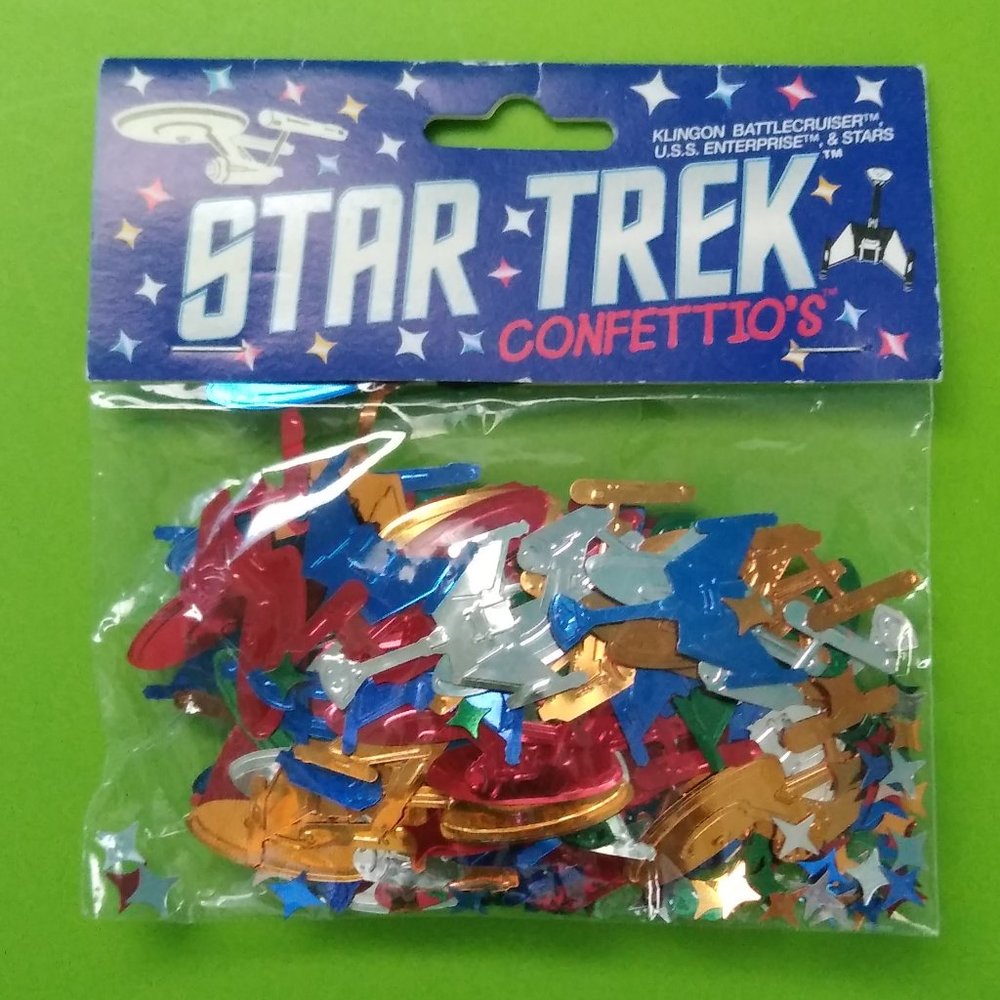 Vintage 1997 Star Trek Confettio's
